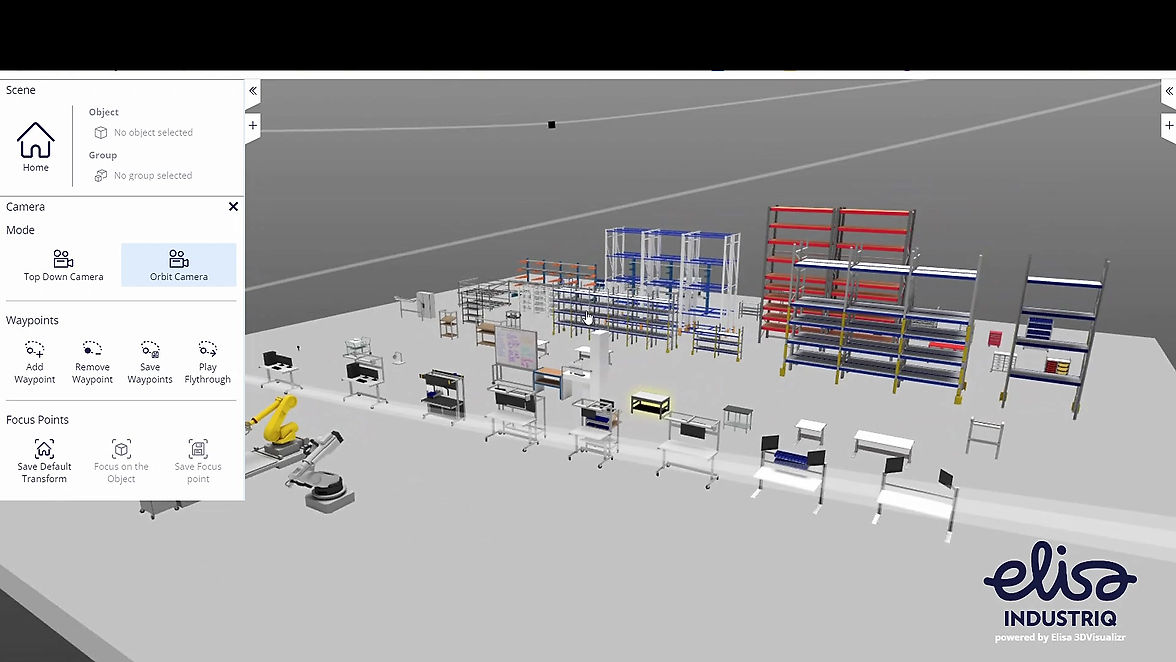 3DV Asset library Storage, Workstations & Robots
